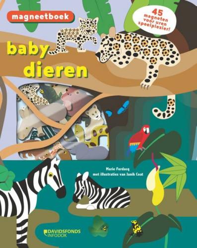 Magneetboek Babydieren - Marie Fordacq