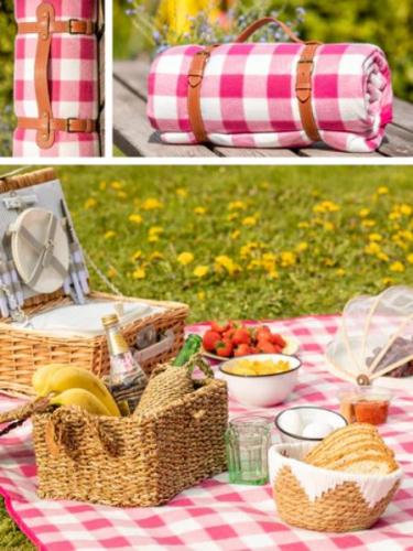 Een leuk picknickdeken
