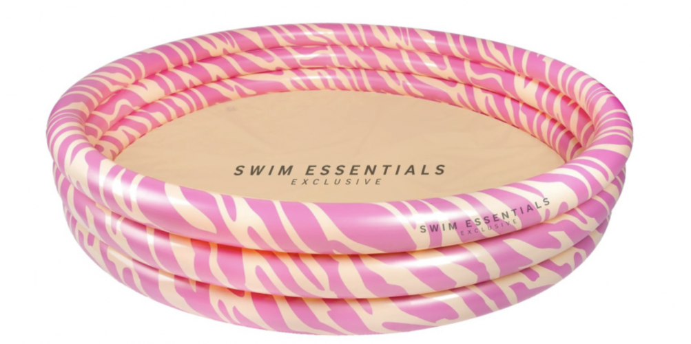 Swim Essentials Roze zebra 150 cm