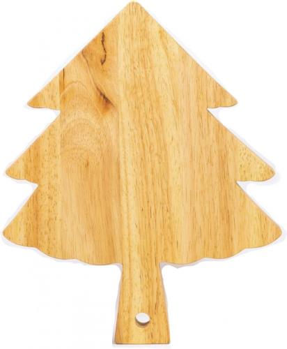 Houten snijplank in kerstboomvorm