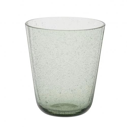 Waterglas met bubbels