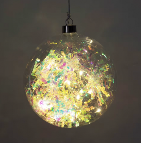 Lichtgevende ballen met iriserend effect