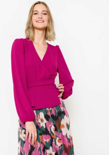 Blouse met overslag