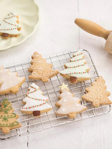 Knappe kerstboomkoekjes