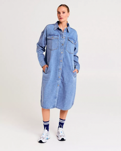 Blauwe jeansjurk
