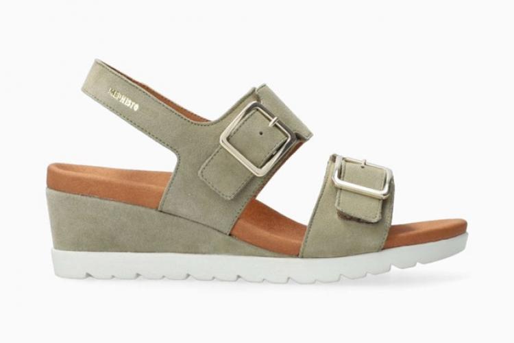 Sandalen met gesp en sleehak