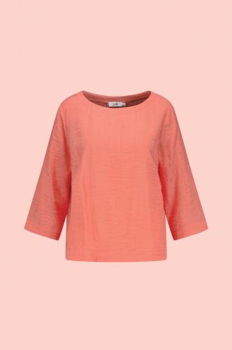 Koraalrode blouse