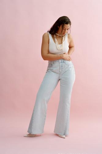 Hoge taille jeans