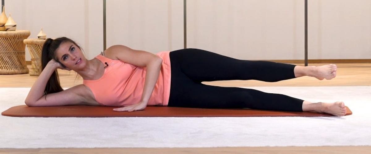 Renforcer les cuisses et les abdos: side kick serie