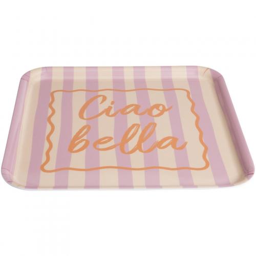Vierkant melamine dienblad