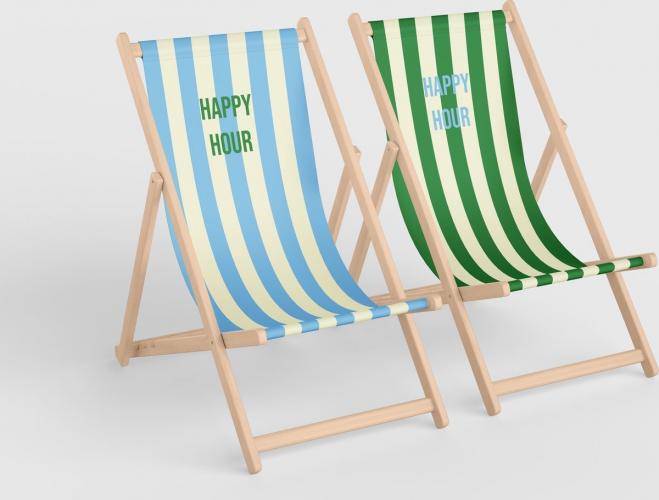 Set strandstoelen ‘Happy Hour’