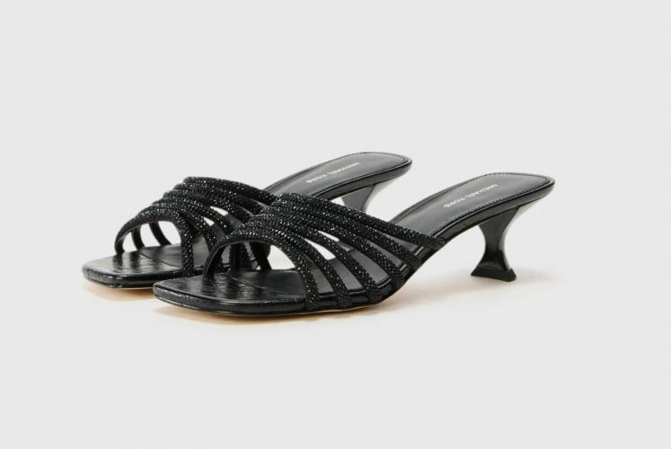 Mules à strass