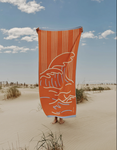 Serviette de plage Vague - Bonsoirs
