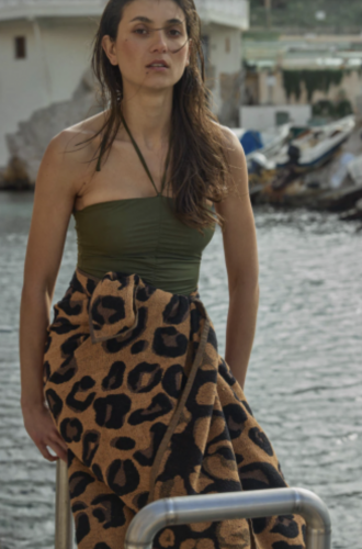 Serviette Myah léopard - Balzac Paris