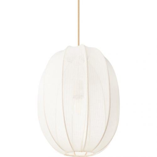 Witte hanglamp in nylon
