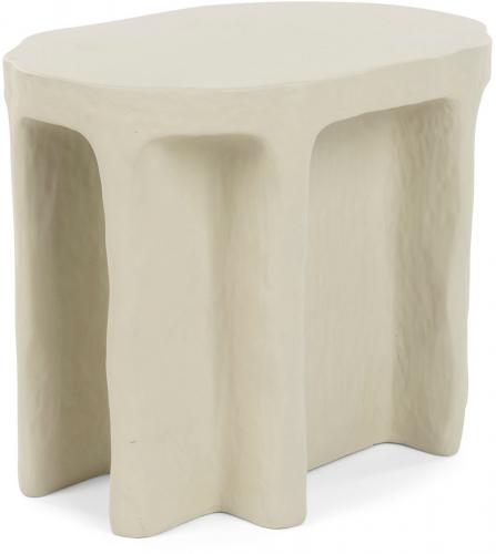 Beige bijzettafel