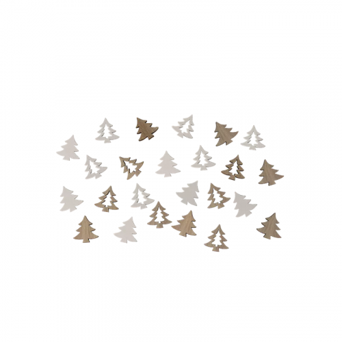 Kerstboompjes om te strooien