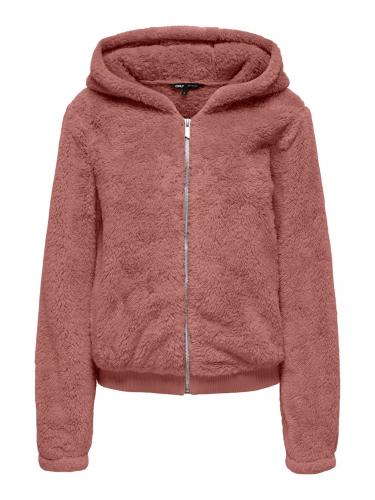 Vestje met kap en rits