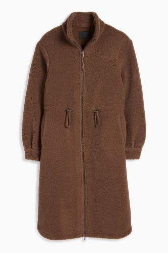 Lange vest met trekkoord in de taille