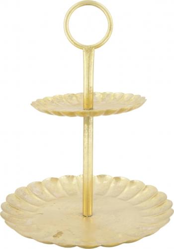 Goudkleurige etagère