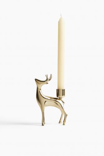 Rendiervormige kaarshouder 