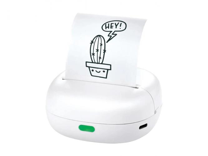 Draadloze zwart-wit miniprinter