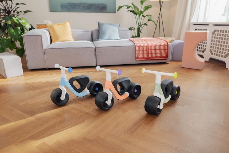 Een handige loopfiets