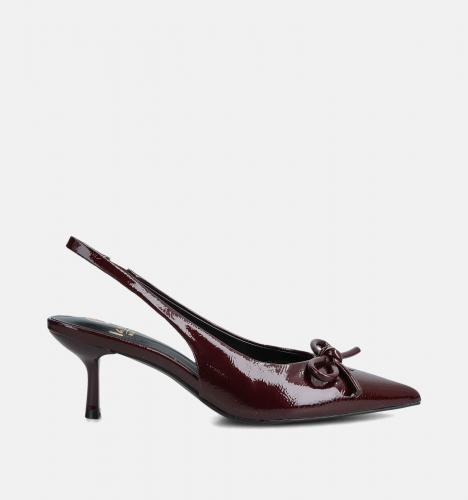Slingbacks bordeaux 