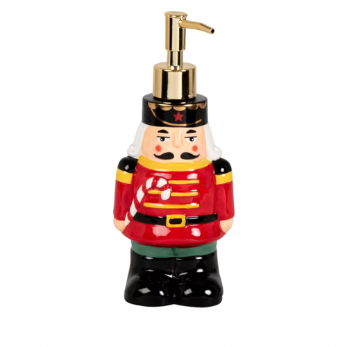 Notenkraker-zeepdispenser