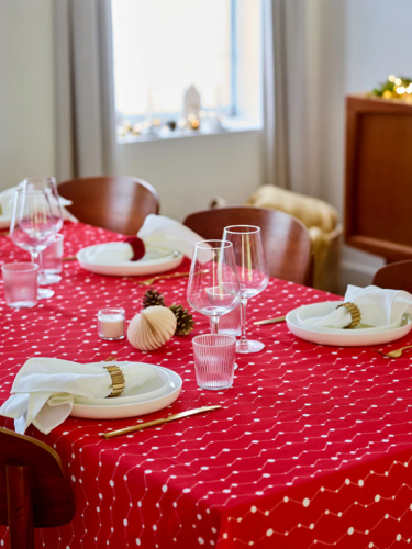 Tafellaken met patroon