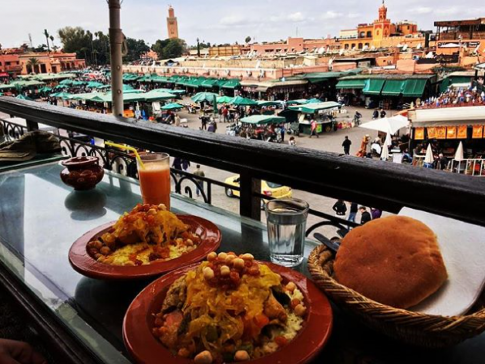 lunchen in Marrakech