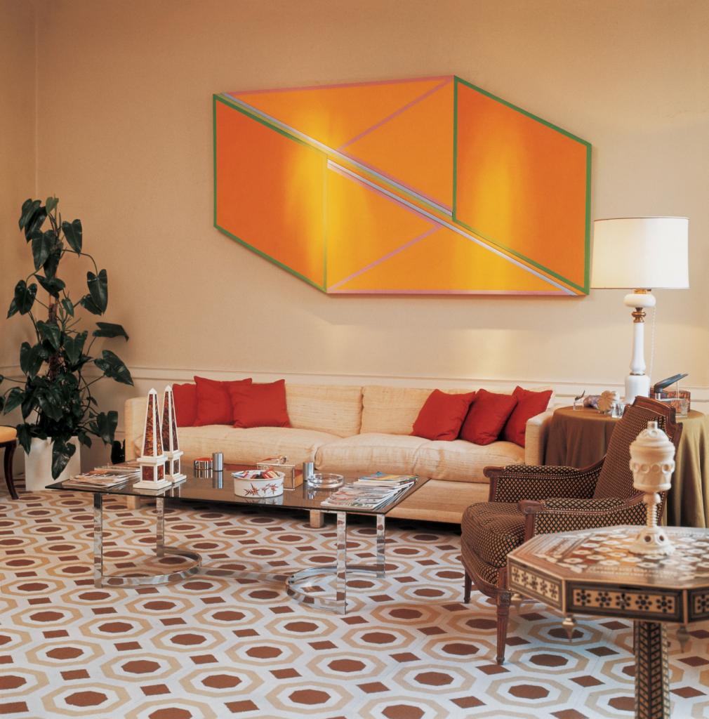 Inrichting van een appartement in Londen, 1968