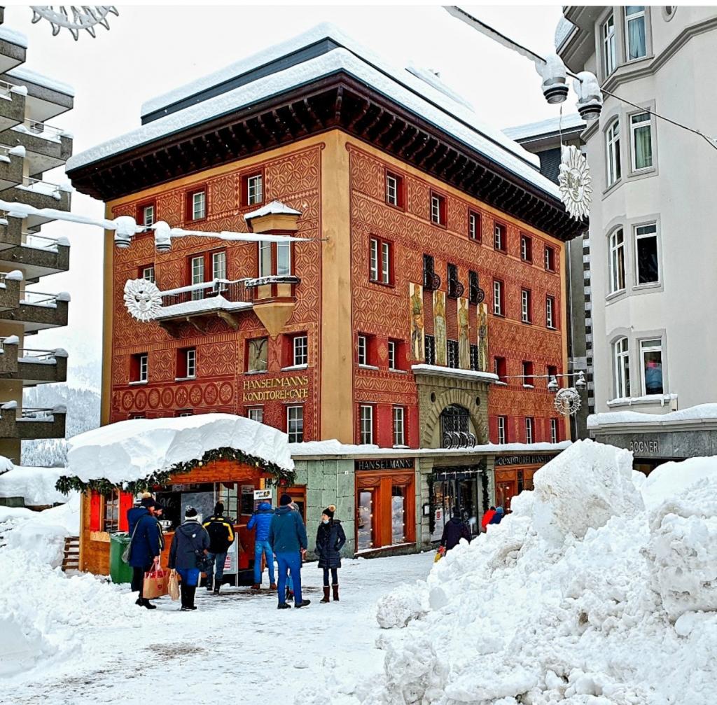 het dorp van sankt moritz