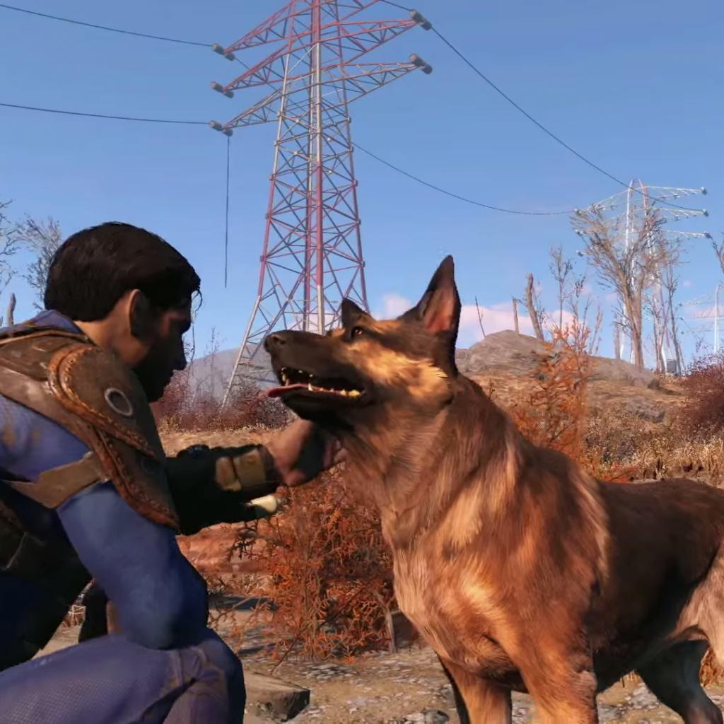 Het is niet allemaal kommer en kwel in de verwoeste wereld van 'Fallout': je vindt ook snel een trouwe vriend, Dogmeat.