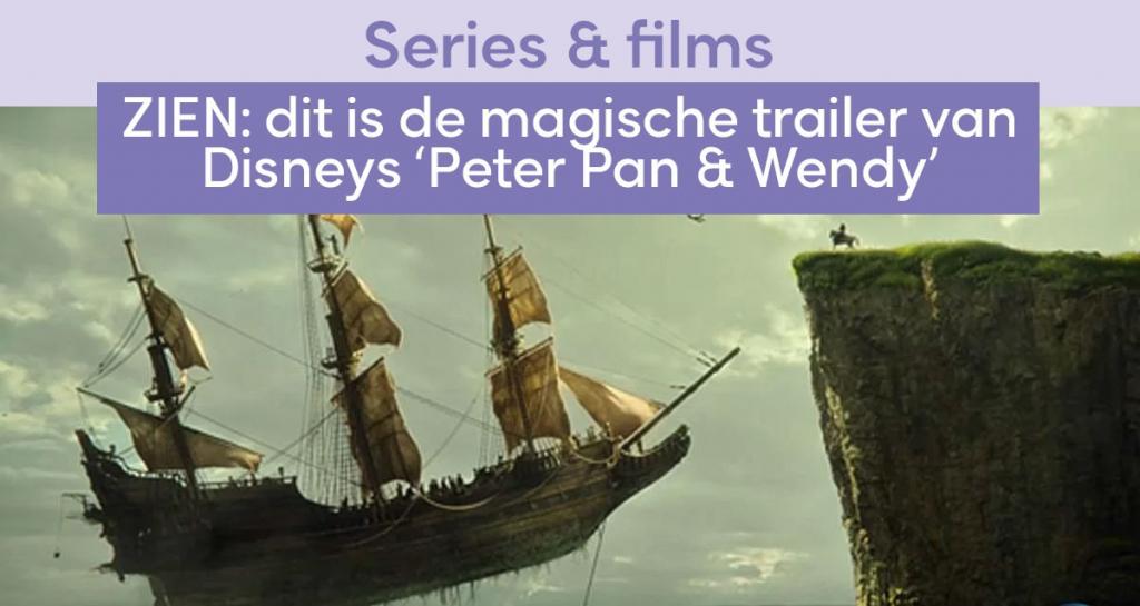 Peter pan en wendy trailer