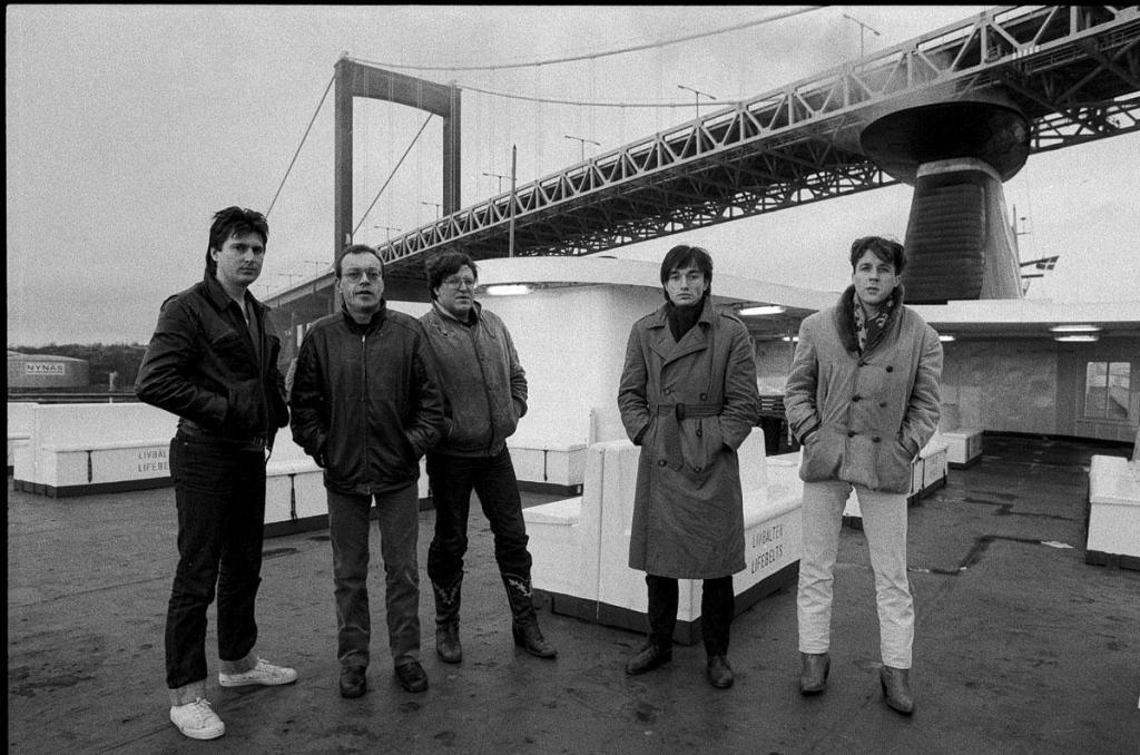 1983. Sur le ferry entre l’Allemagne et la Suède.