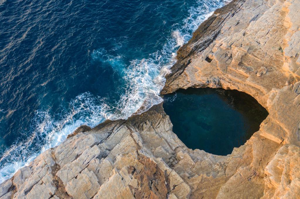 natural pools in thassos