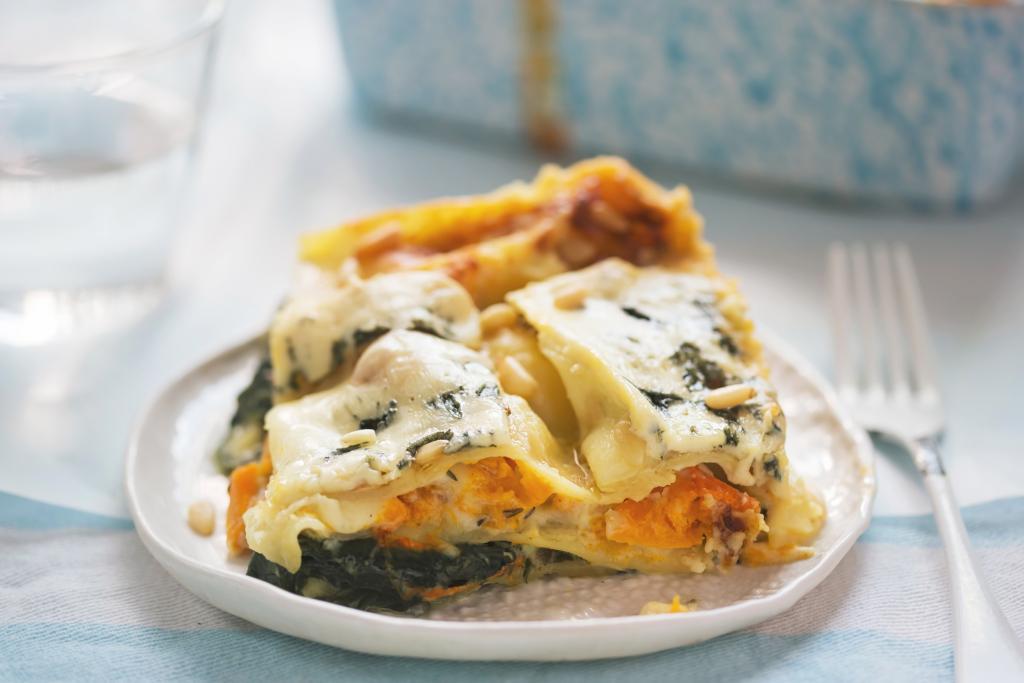 vegan comfort food lasagne met pompoen