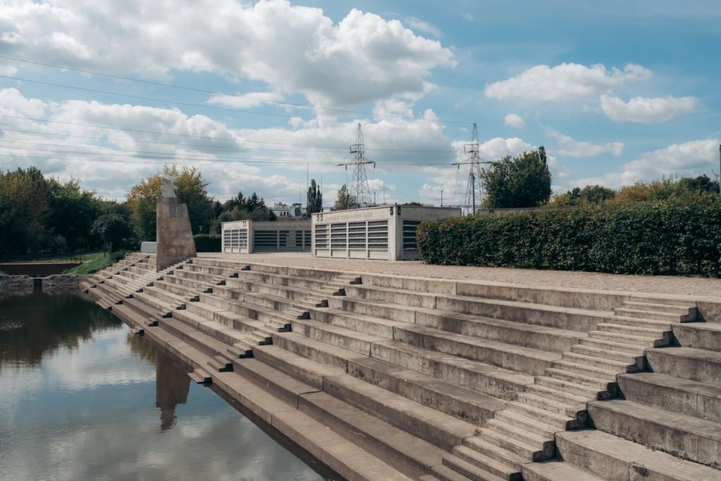 Park van de Overlevers in Łódź, Polen