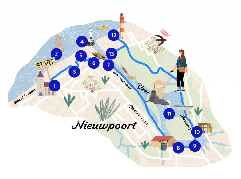 wandelroute nieuwpoort suzanne vermeer