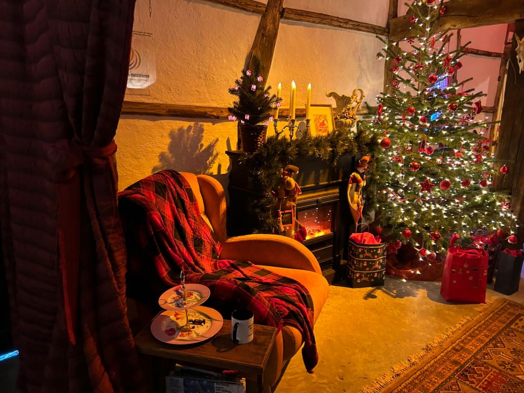 uistapjes kerstsfeer