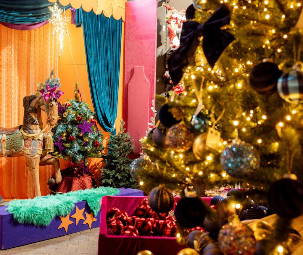 uistapjes kerstsfeer