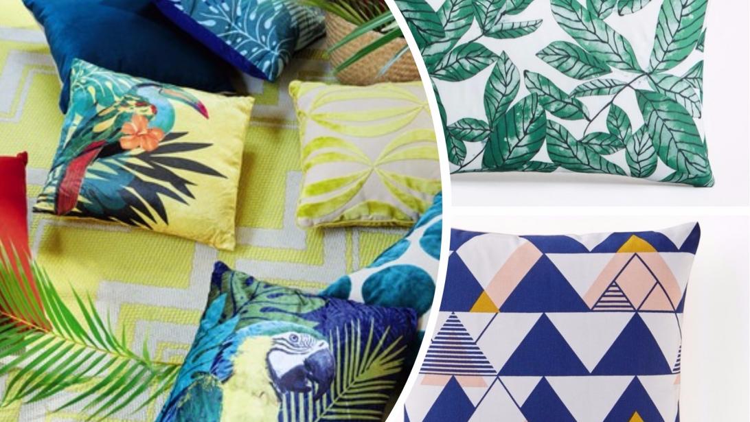 Sélection: des coussins colorés pour une touche de peps à votre intérieur Sélection: des coussins colorés pour une touche de peps à votre intérieur