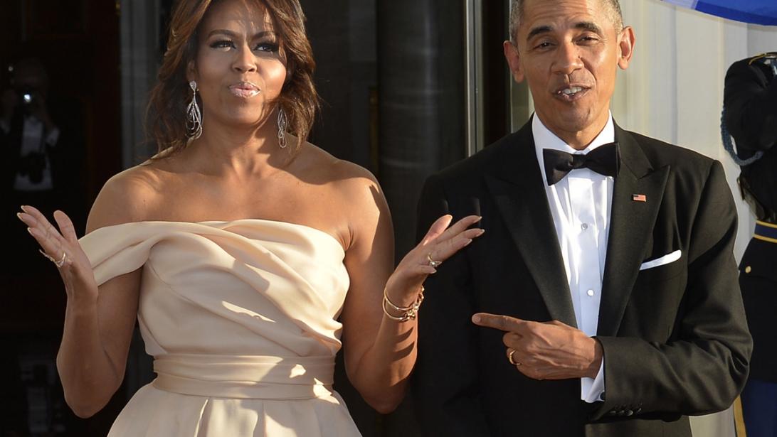 Michelle Obama gespot in uitdagende vakantie-outfit Michelle Obama gespot in uitdagende vakantie-outfit