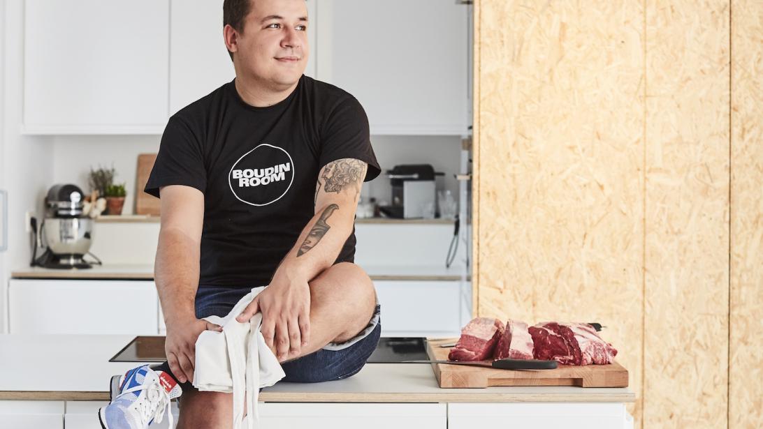 Simon Bomans: quitter les salles de marché pour devenir... boucher! Simon Bomans: quitter les salles de marché pour devenir... boucher!