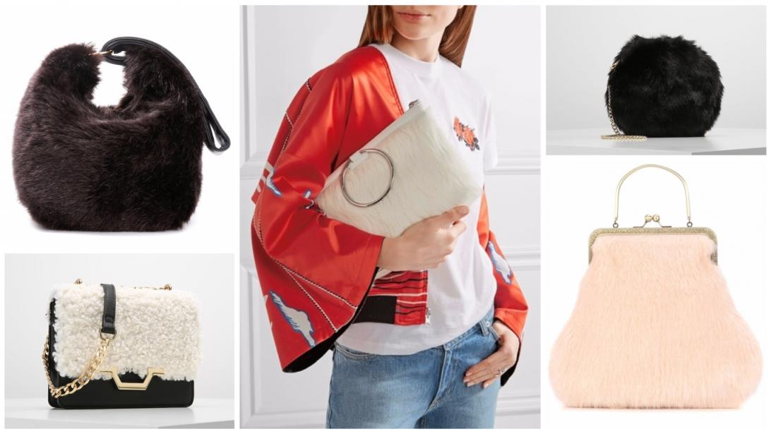 Le sac effet fourrure, le it-bag de l'hiver pour garder ses affaires au chaud Le sac effet fourrure, le it-bag de l'hiver pour garder ses affaires au chaud
