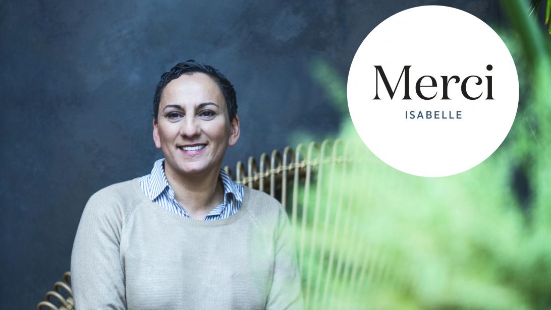 Merci, Isabelle Arpin! Merci, Isabelle Arpin!