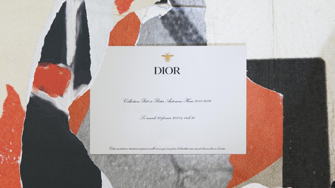 GAEL vous invite au défilé Dior AW18/19! GAEL vous invite au défilé Dior AW18/19!