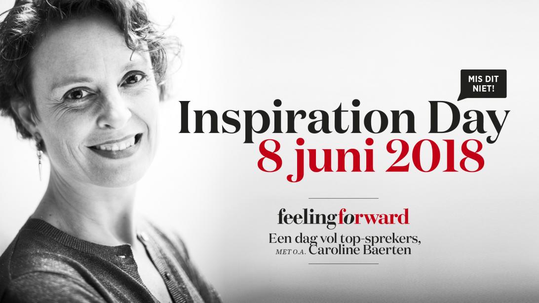 Nieuwe naam bekend: Caroline Baerten komt naar de Feeling Forward Inspiration Day op 8 juni! Nieuwe naam bekend: Caroline Baerten komt naar de Feeling Forward Inspiration Day op 8 juni!