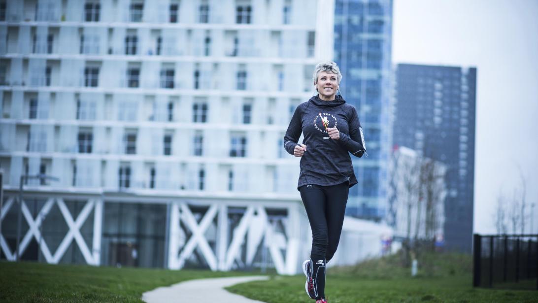 Een sportieve getuigenis: Véronique wilde de marathon van New York lopen Een sportieve getuigenis: Véronique wilde de marathon van New York lopen